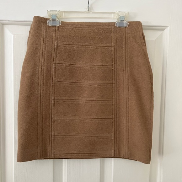 Jo No Fui Wool Mini Skirt- Camel, 40/XS - Picture 1 of 7